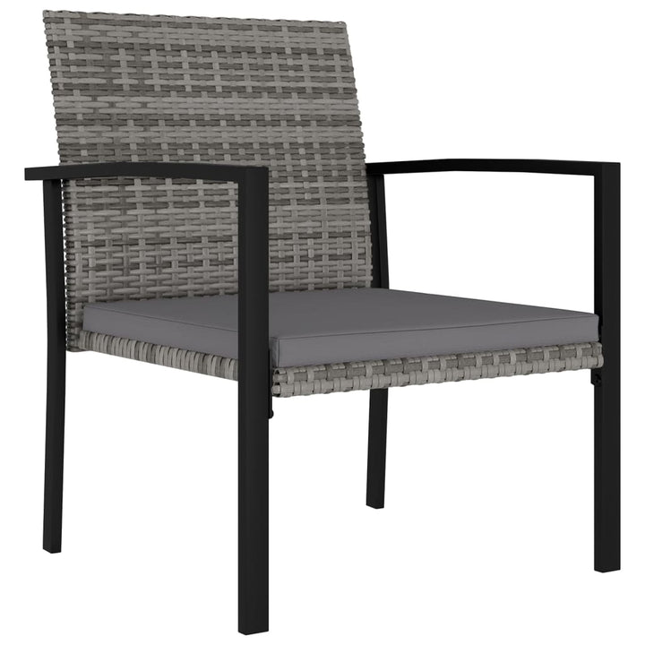 Garten-Essstühle 2 Stk. Poly Rattan