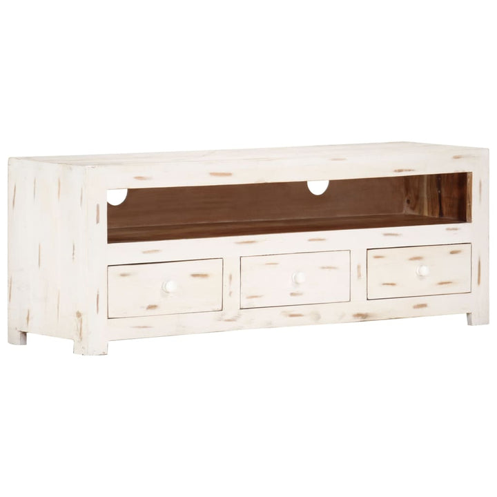 Tv-Schrank Massivholz Akazie 110X30X40 Cm