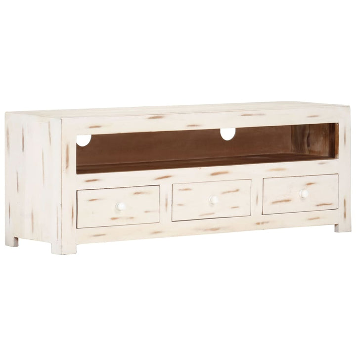 Tv-Schrank Massivholz Akazie 110X30X40 Cm