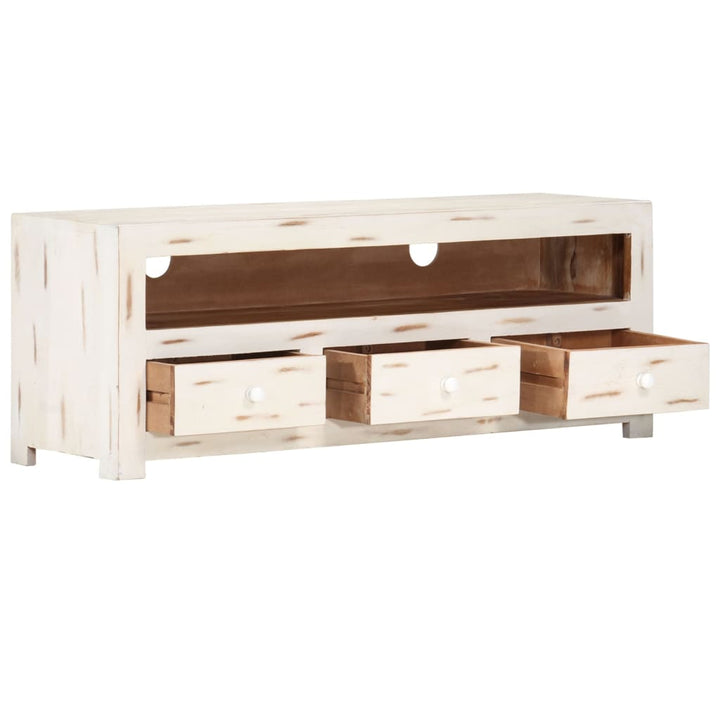 Tv-Schrank Massivholz Akazie 110X30X40 Cm