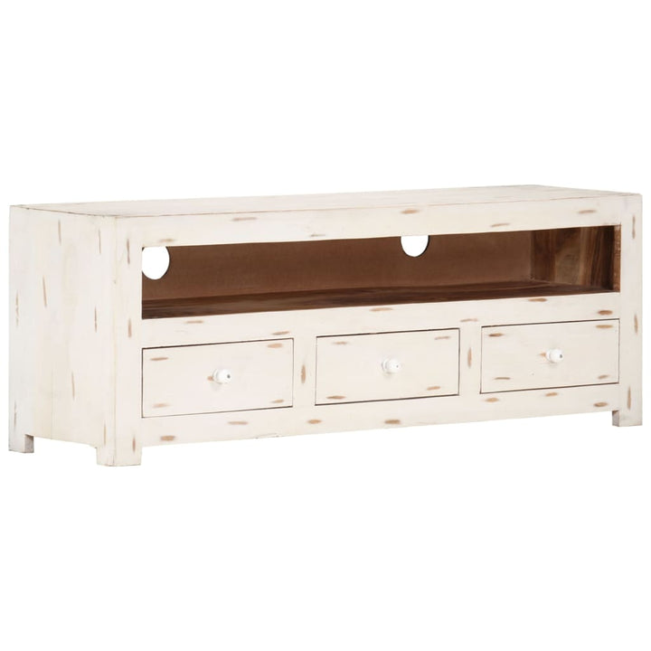 Tv-Schrank Massivholz Akazie 110X30X40 Cm