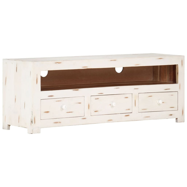 Tv-Schrank Massivholz Akazie 110X30X40 Cm