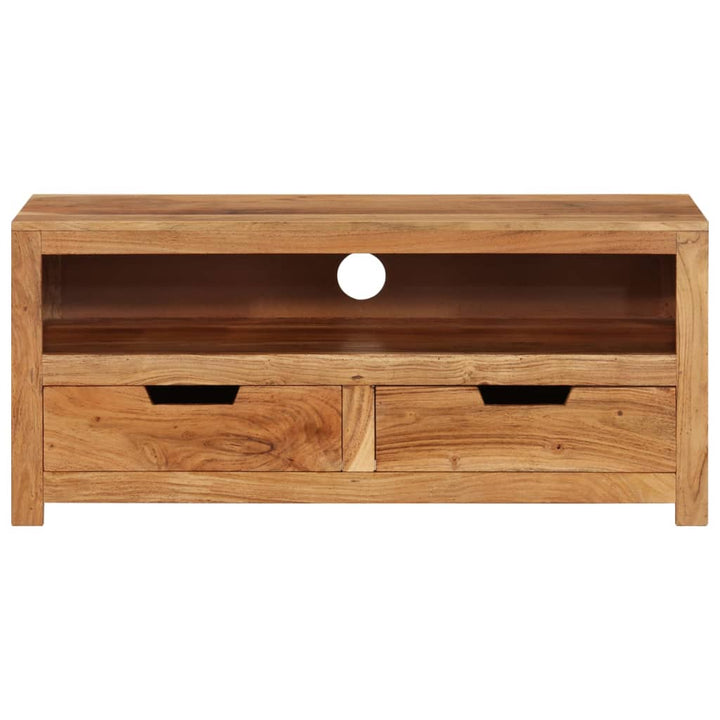 Tv-Schrank 88X35X40 Cm Massivholz Akazie