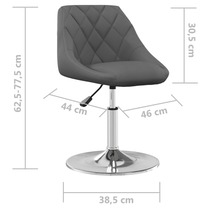 Esszimmerstühle 4 Stk. Drehbar Samt