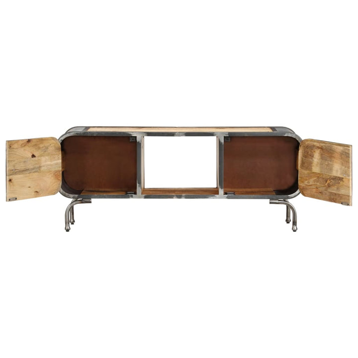 Tv-Schrank 110X30X42 Cm Massivholz Mango