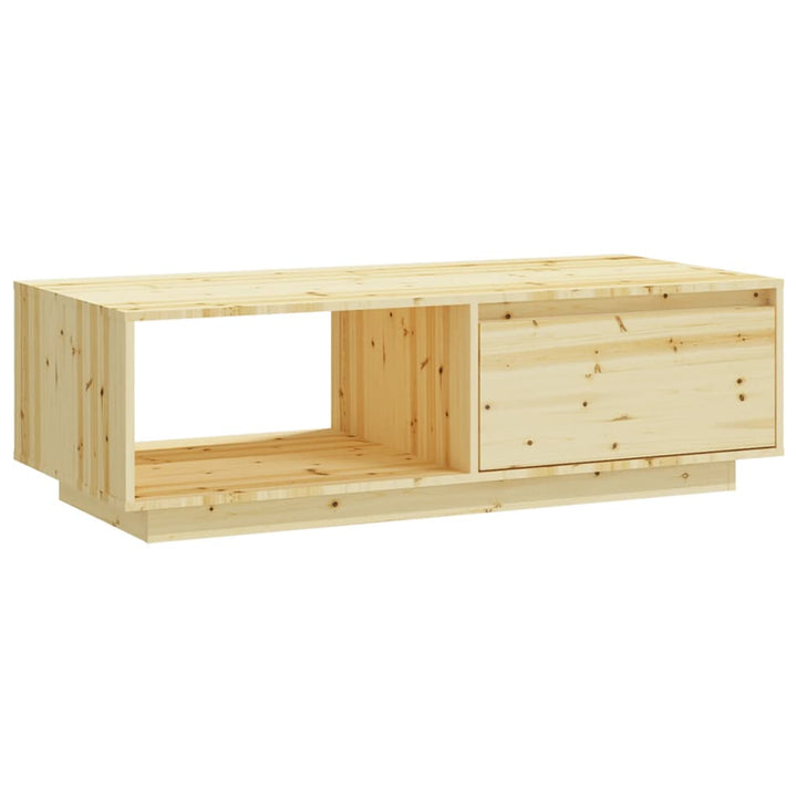 Couchtisch 110X50X33,5 Cm Massivholz Tanne