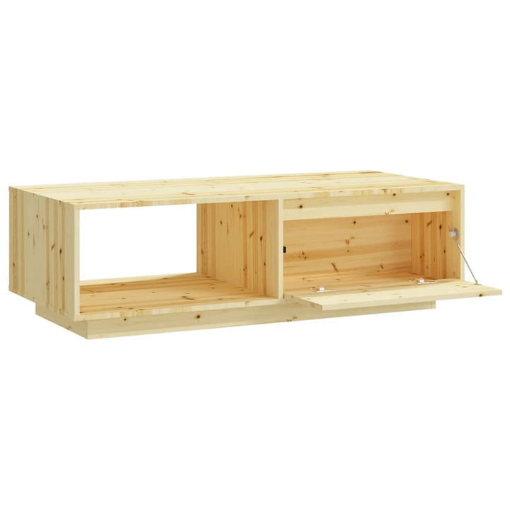 Couchtisch 110X50X33,5 Cm Massivholz Tanne