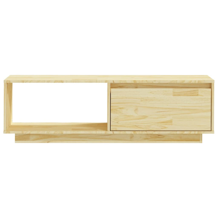 Tv-Schrank 110X30X33,5 Cm Massivholz Kiefer