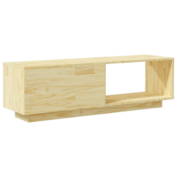 Tv-Schrank 110X30X33,5 Cm Massivholz Kiefer