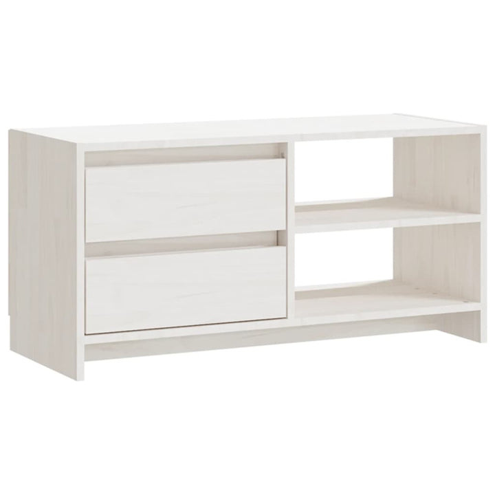 Tv-Schrank 80X31X39 Cm Massivholz Kiefer