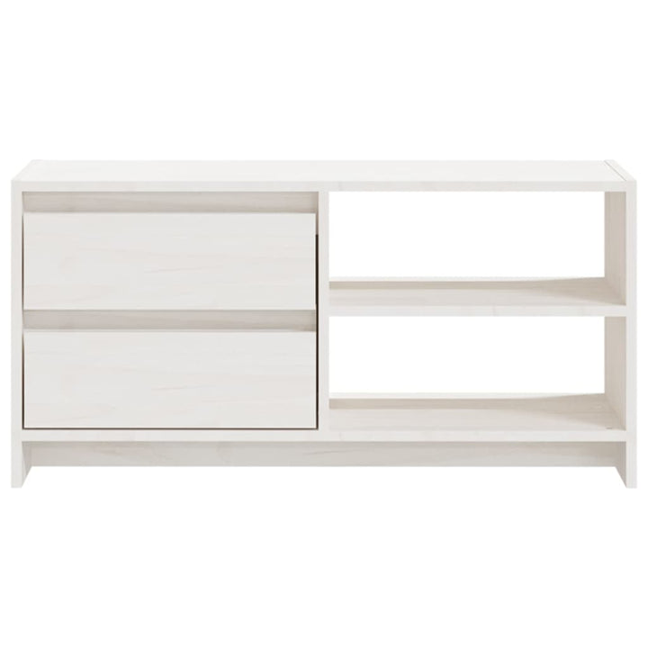 Tv-Schrank 80X31X39 Cm Massivholz Kiefer