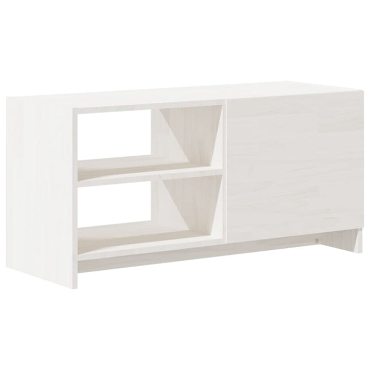 Tv-Schrank 80X31X39 Cm Massivholz Kiefer