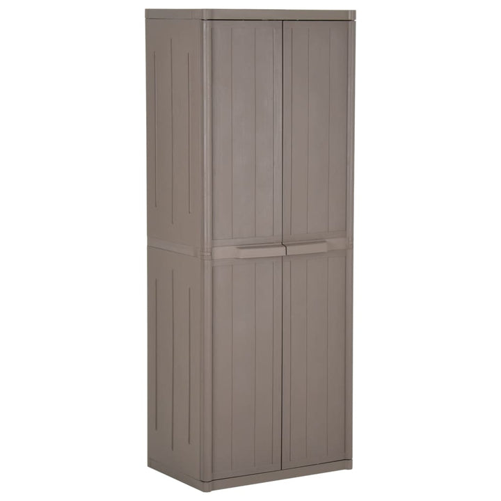 Gartenschrank 65X45X88 Cm Pp Rattan-Optik