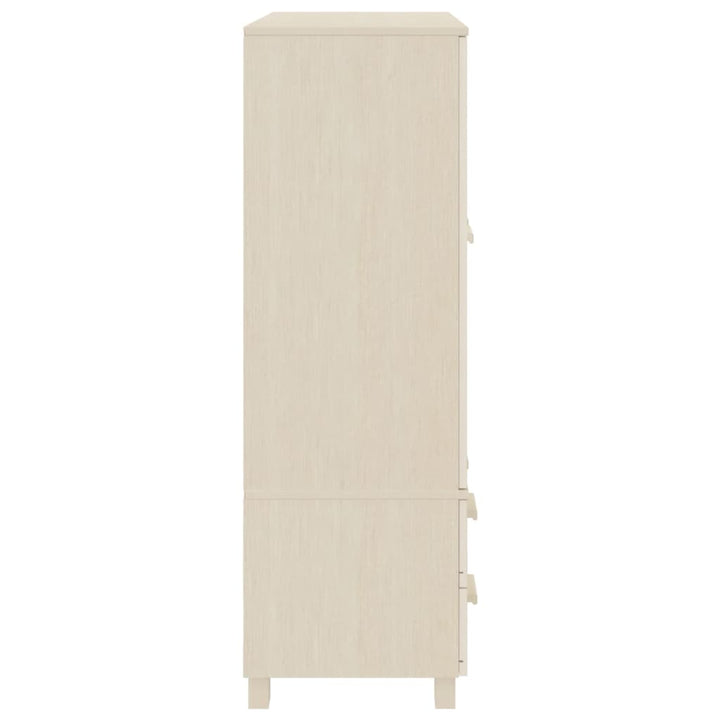 Kleiderschrank Hamar 99X45X137 Cm Massivholz Kiefer