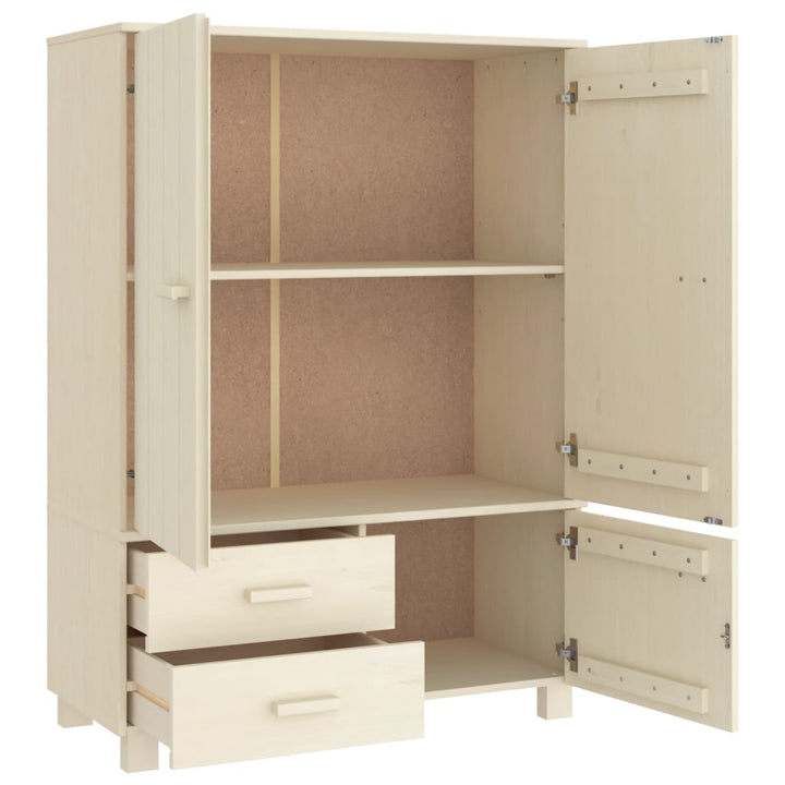 Kleiderschrank Hamar 99X45X137 Cm Massivholz Kiefer