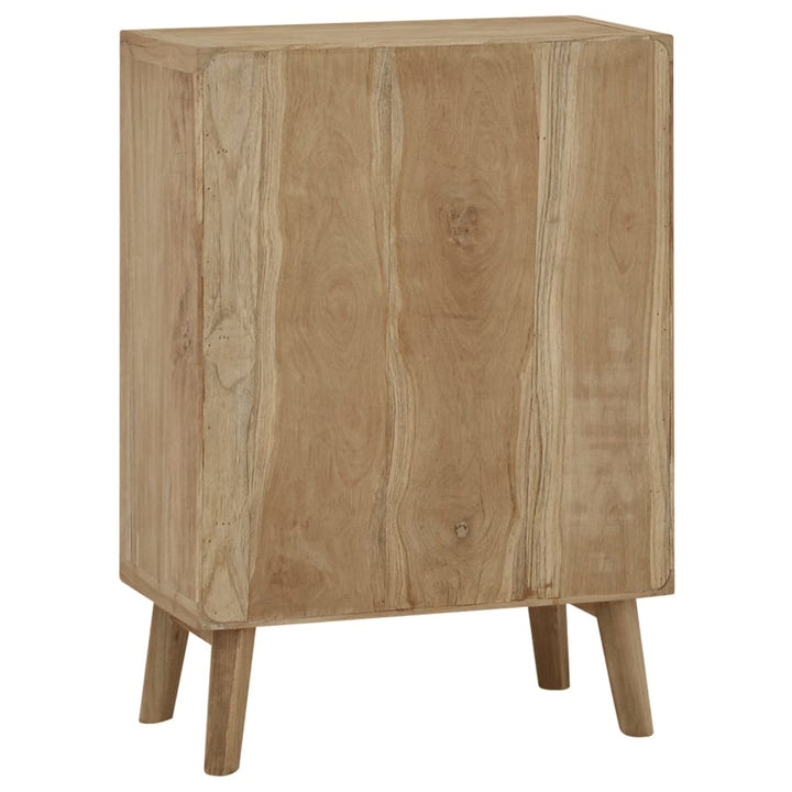 Kommode 56X30X80 Cm Massivholz Teak