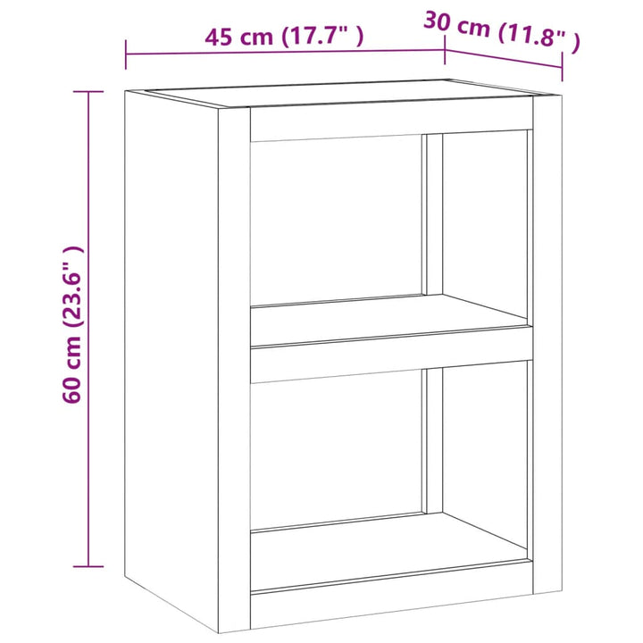 Beistelltisch 45X30X60 Cm Massivholz Teak