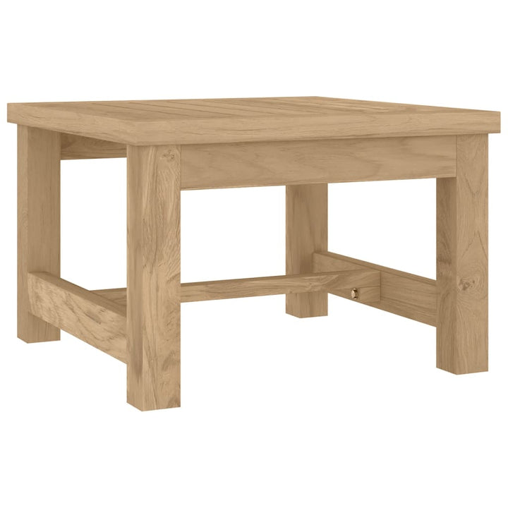 Couchtisch 45X45X30 Cm Massivholz Teak