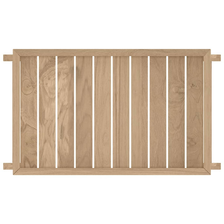 Klapptablett 55X35X25 Cm Massivholz Teak