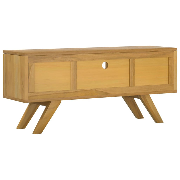 Tv-Schrank 110X30X50 Cm Massivholz Teak