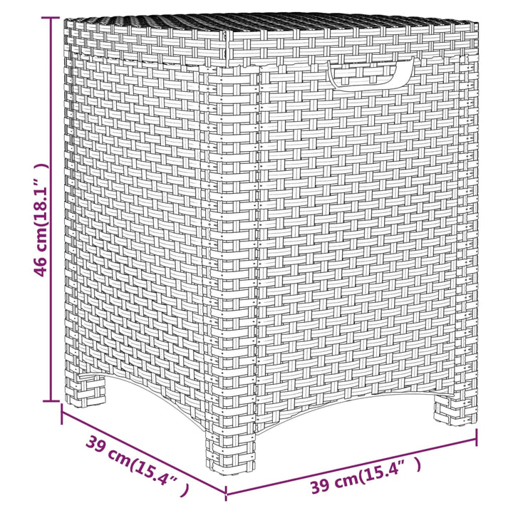 Garten-Aufbewahrungsbox Pp Rattan