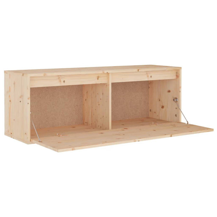 Wandschrank 100X30X35 Cm Massivholz Kiefer