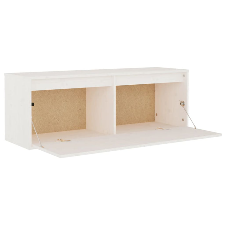 Wandschrank 100X30X35 Cm Massivholz Kiefer