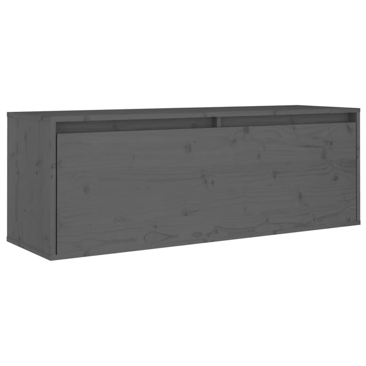 Wandschrank 100X30X35 Cm Massivholz Kiefer