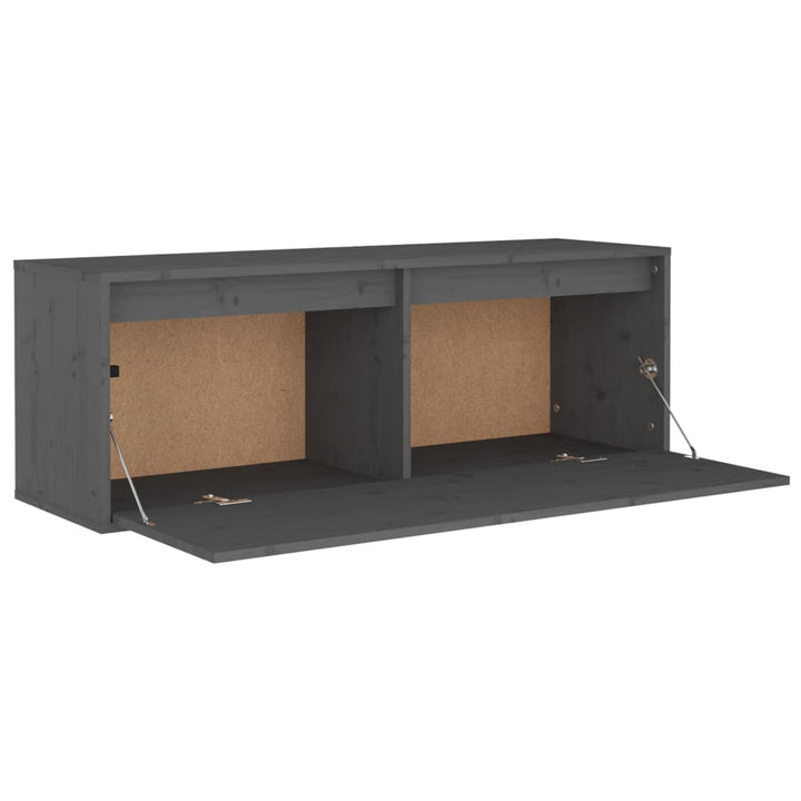 Wandschrank 100X30X35 Cm Massivholz Kiefer