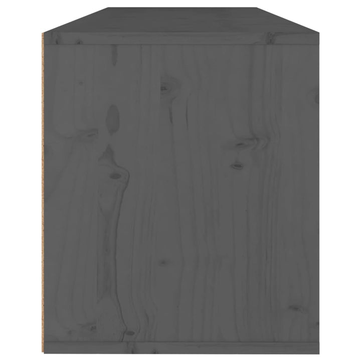 Wandschrank 100X30X35 Cm Massivholz Kiefer