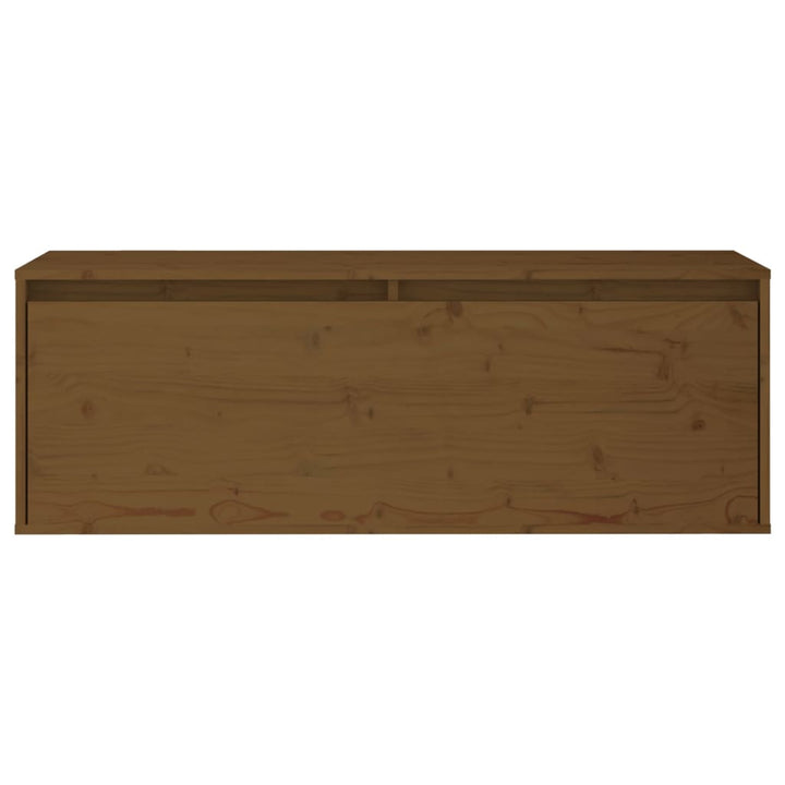 Wandschrank 100X30X35 Cm Massivholz Kiefer