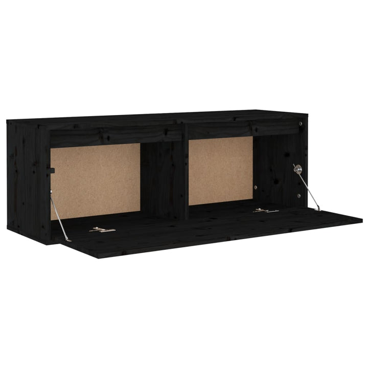 Wandschrank 100X30X35 Cm Massivholz Kiefer