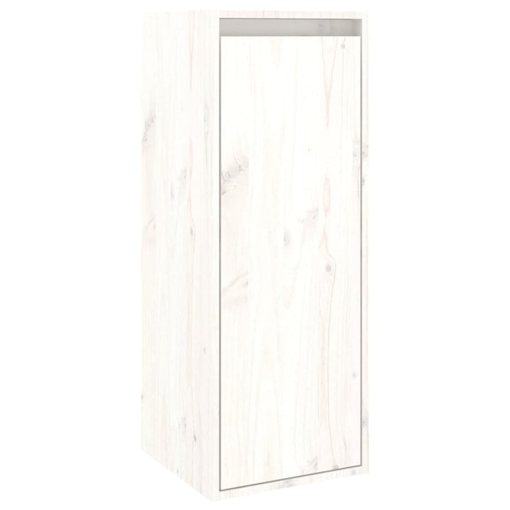 Wandschrank 30X30X80 Cm Massivholz Kiefer