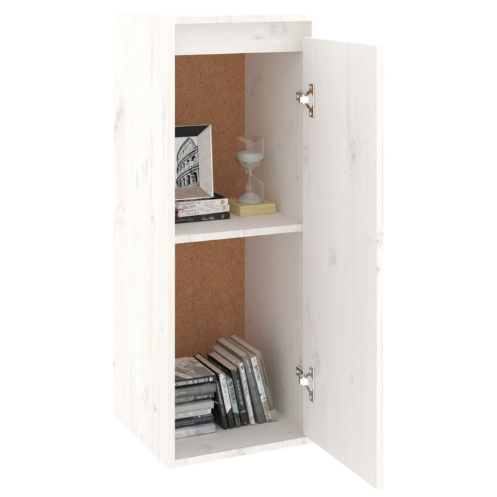 Wandschrank 30X30X80 Cm Massivholz Kiefer