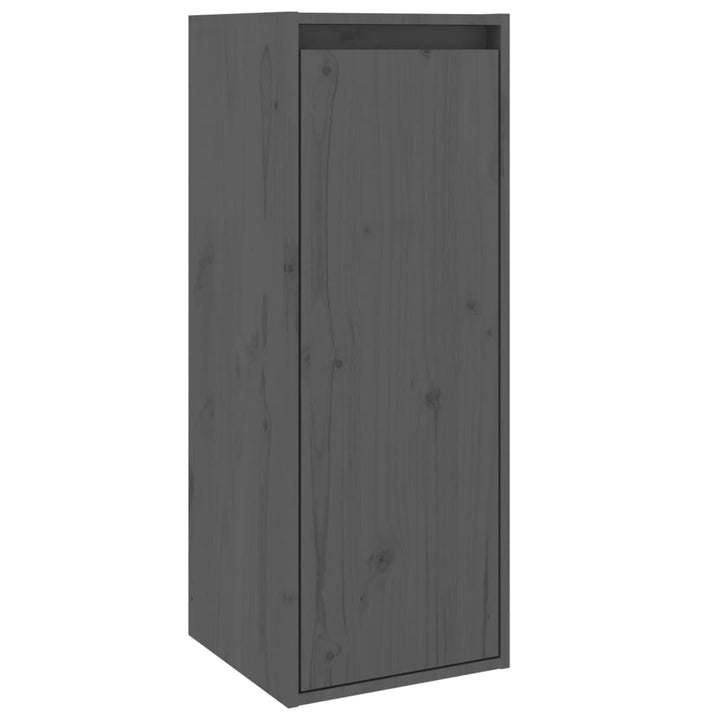 Wandschrank 30X30X80 Cm Massivholz Kiefer