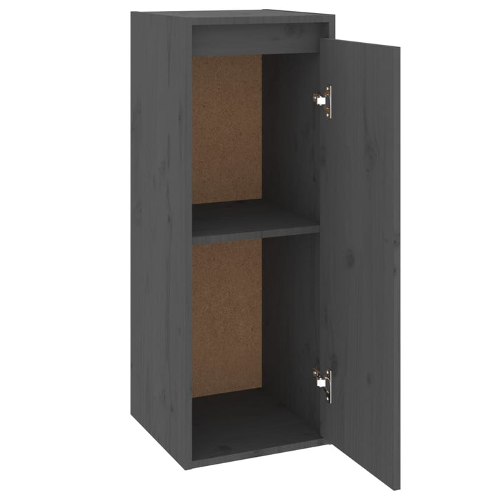 Wandschrank 30X30X80 Cm Massivholz Kiefer