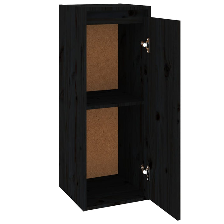 Wandschrank 30X30X80 Cm Massivholz Kiefer