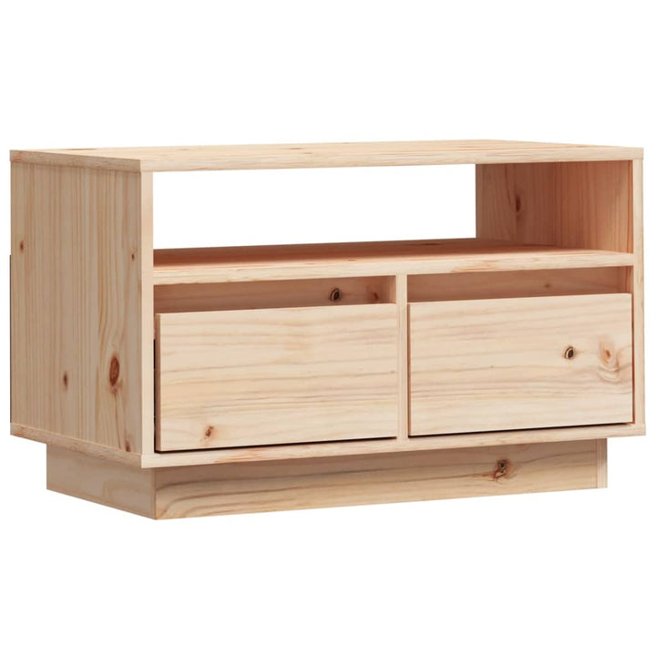 Tv-Schrank 60X35X37 Cm Massivholz Kiefer