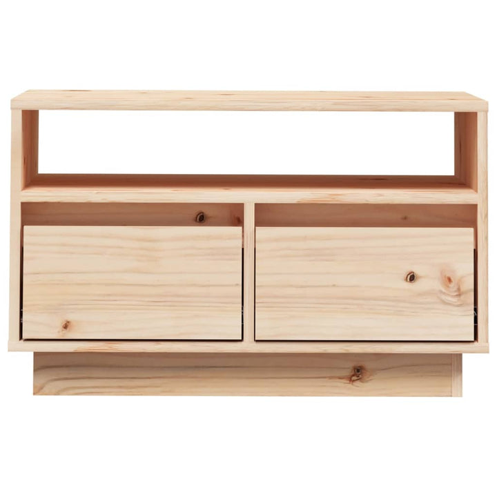 Tv-Schrank 60X35X37 Cm Massivholz Kiefer