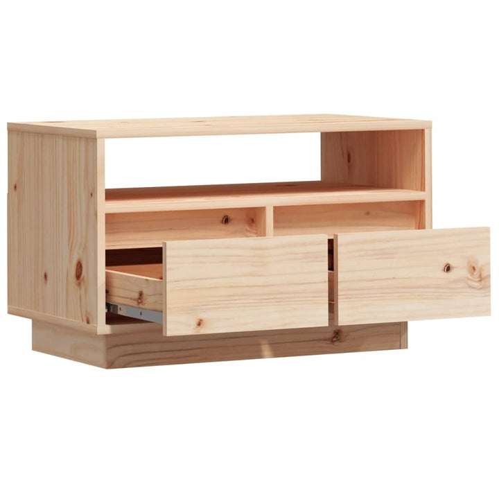 Tv-Schrank 60X35X37 Cm Massivholz Kiefer