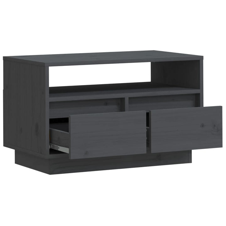 Tv-Schrank 60X35X37 Cm Massivholz Kiefer