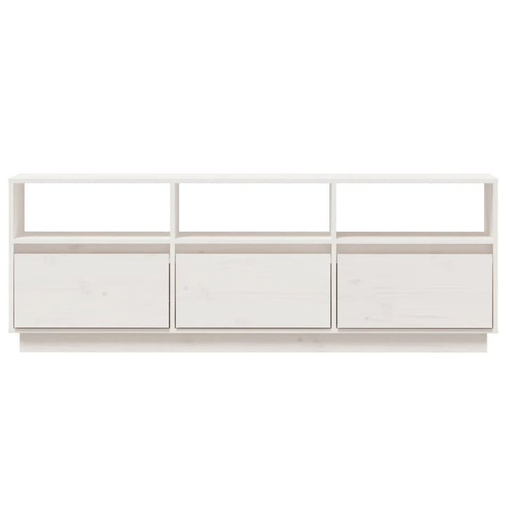 Tv-Schrank 140X37X50 Cm Massivholz Kiefer