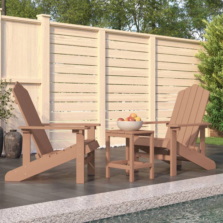 Adirondack-Gartenstühle 2 Stk. Hdpe