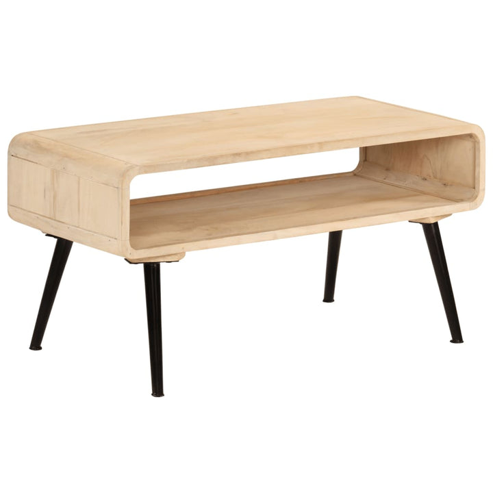 Couchtisch 95X40X45 Cm Massivholz Mango