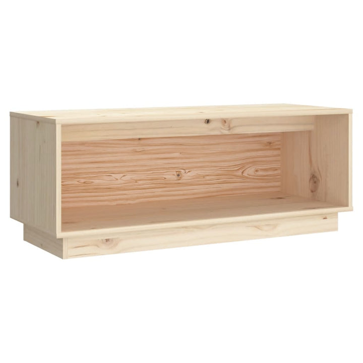 Tv-Schrank 90X35X35 Cm Massivholz Kiefer