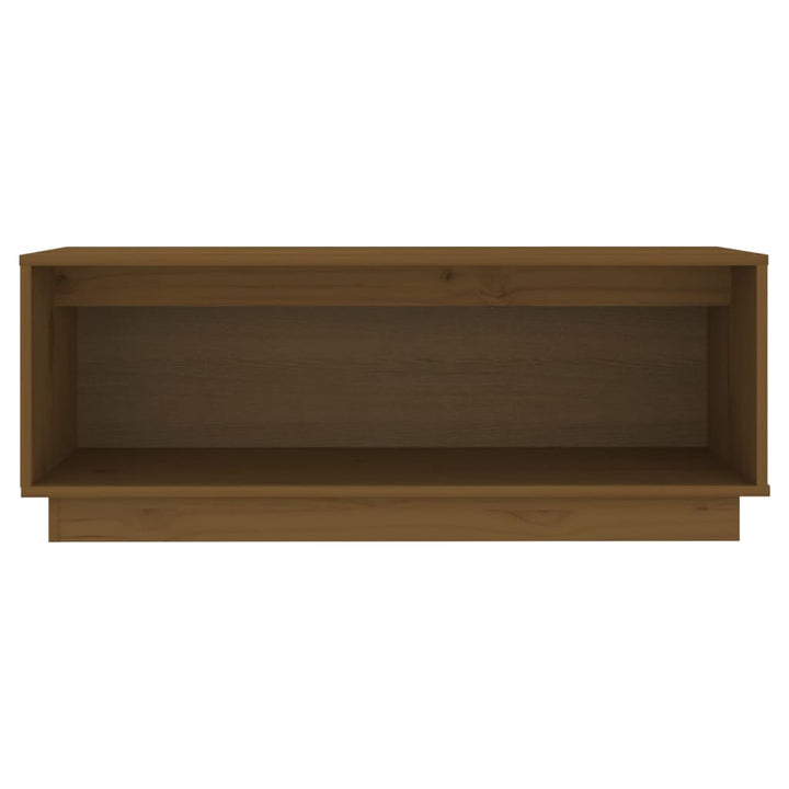 Tv-Schrank 90X35X35 Cm Massivholz Kiefer