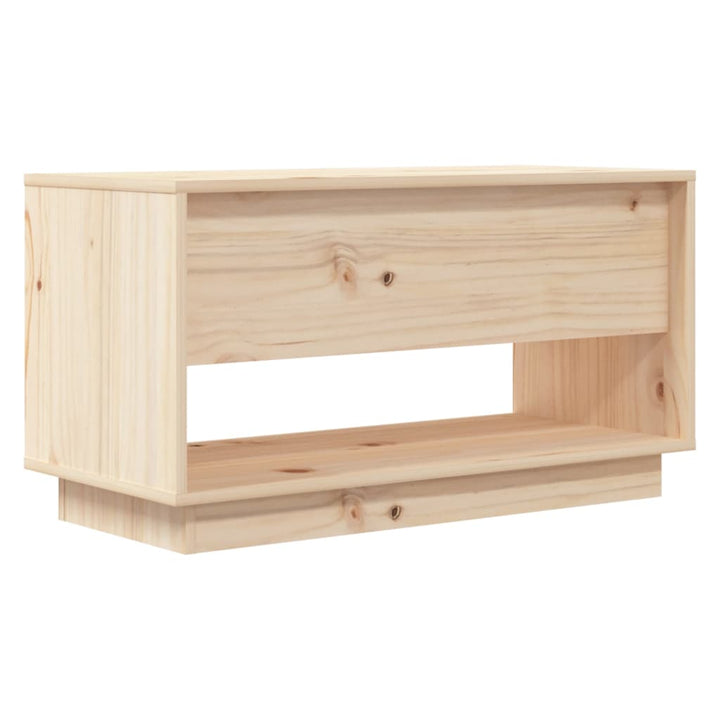 Tv-Schrank 74X34X40 Cm Massivholz Kiefer