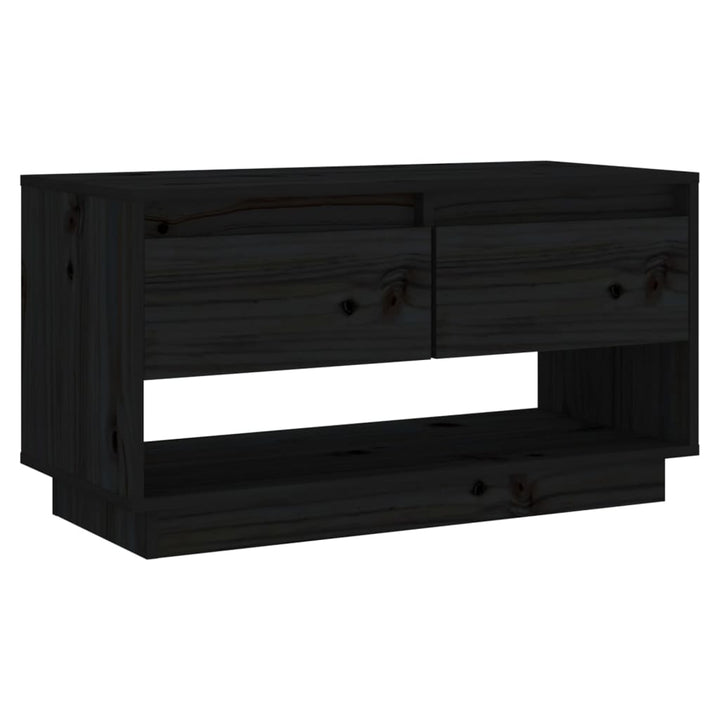 Tv-Schrank 74X34X40 Cm Massivholz Kiefer