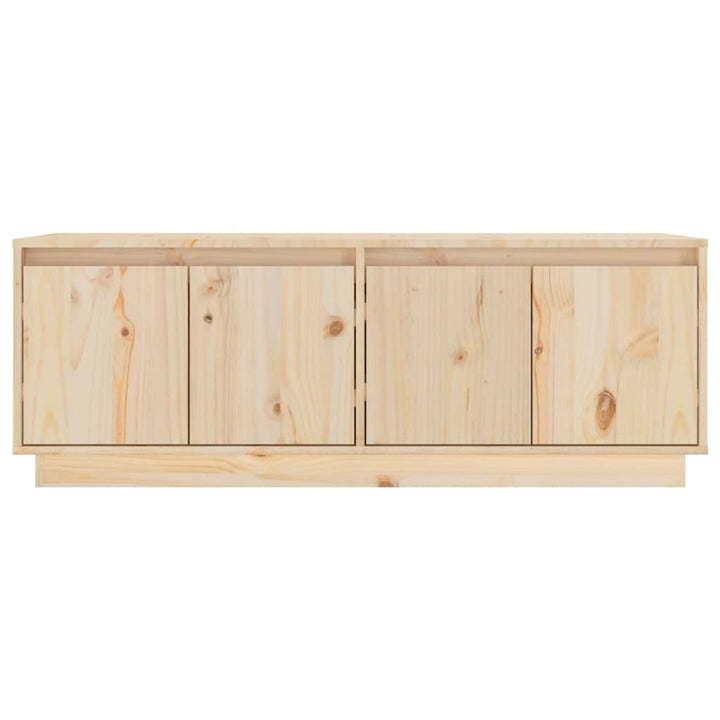 Tv-Schrank 110X34X40 Cm Massivholz Kiefer