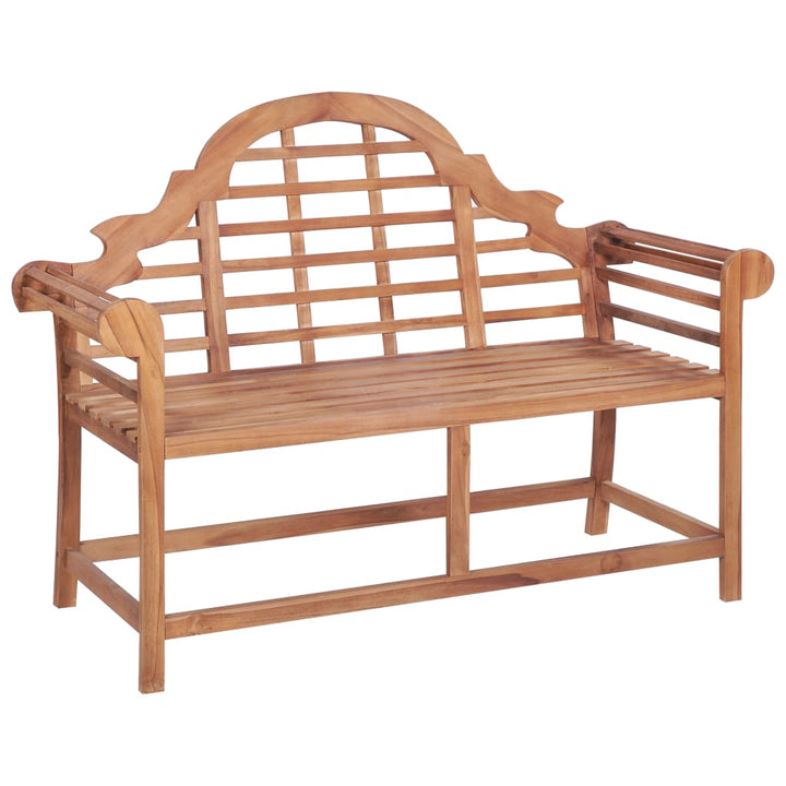 Gartenbank 127X58,5X92,5 Cm Massivholz Teak Altholz (Mehrfarbig)